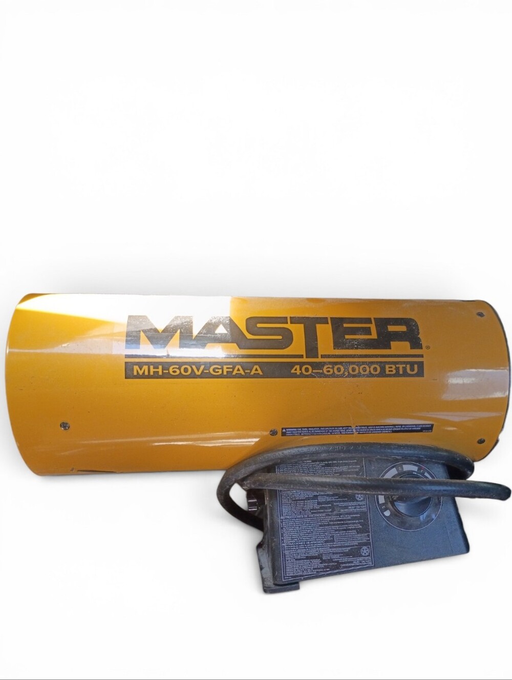 Master Propane Forced Air Torpedo Heater, 1,500 sq. ft., 60,000 BTU